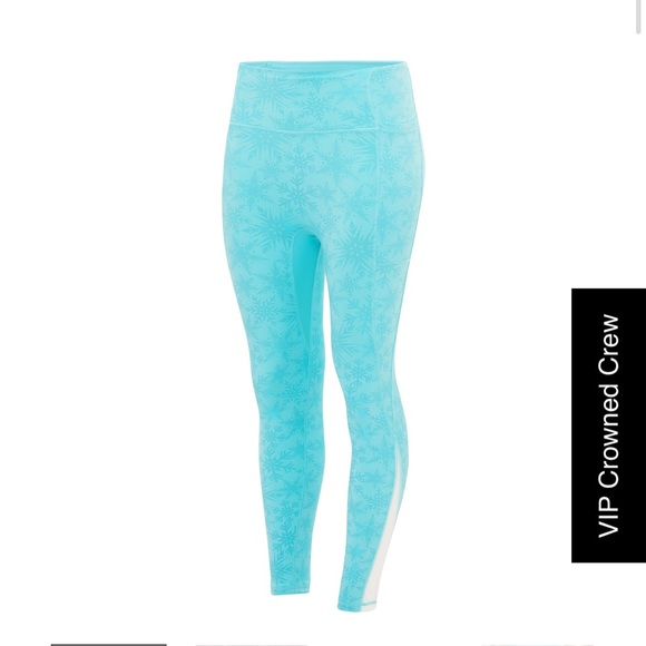 Crowned Athletics Pants - Snowflake queen leggings NWOT small